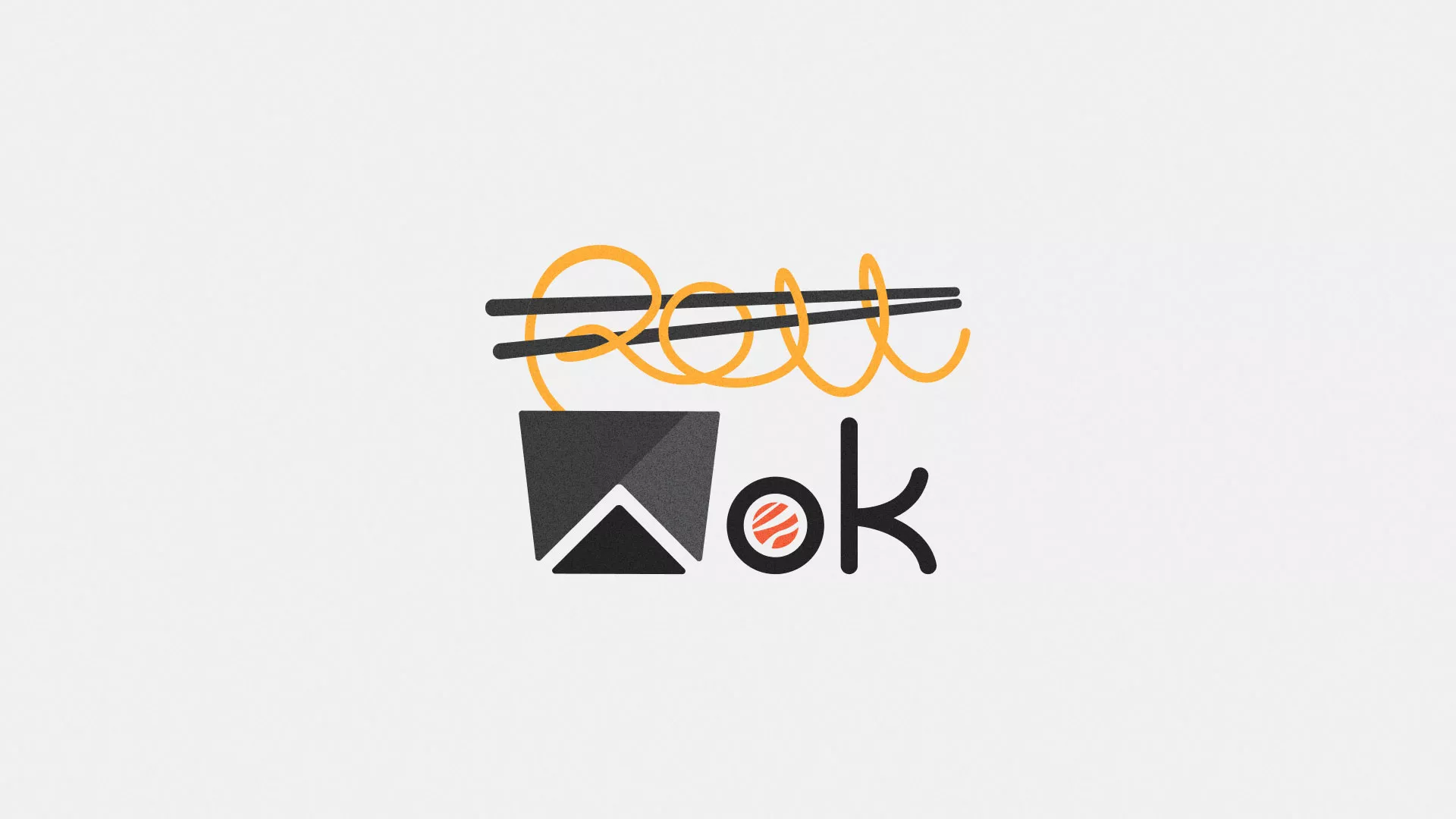 Разработка логотипа в Нальчике для суши-бара «Roll Wok Club» Разработка логотипа в Нальчике для суши-бара «Roll Wok Club»